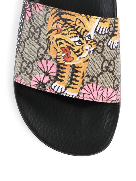 gucci slides women tiger